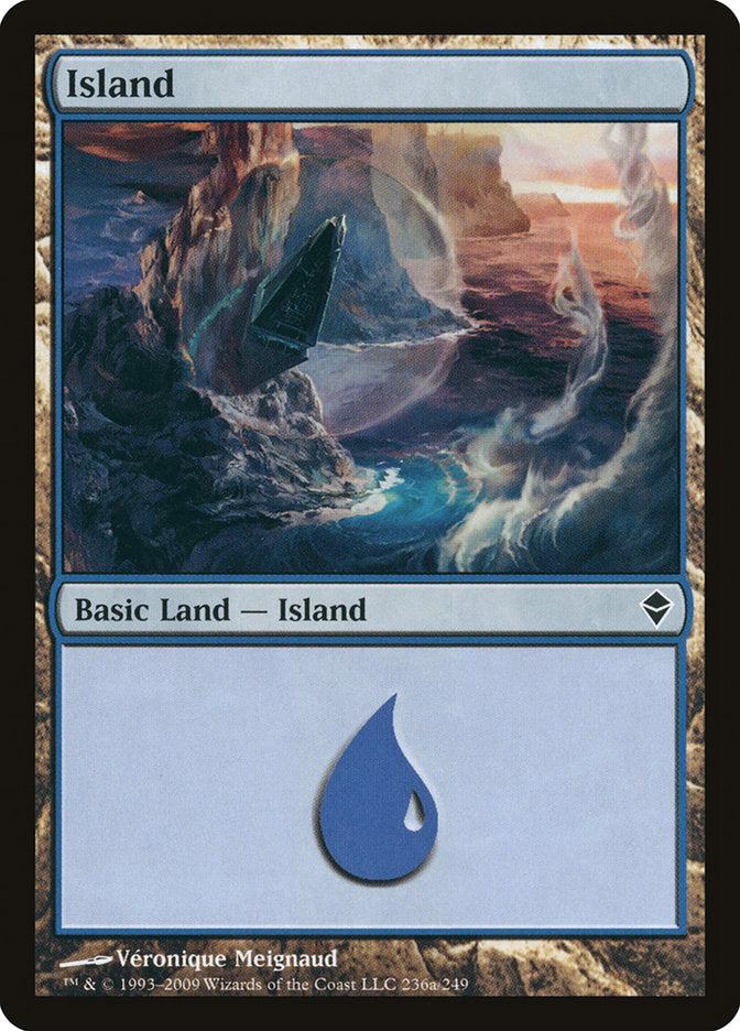 Island (236a) [Zendikar] | Game Master's Emporium (The New GME)