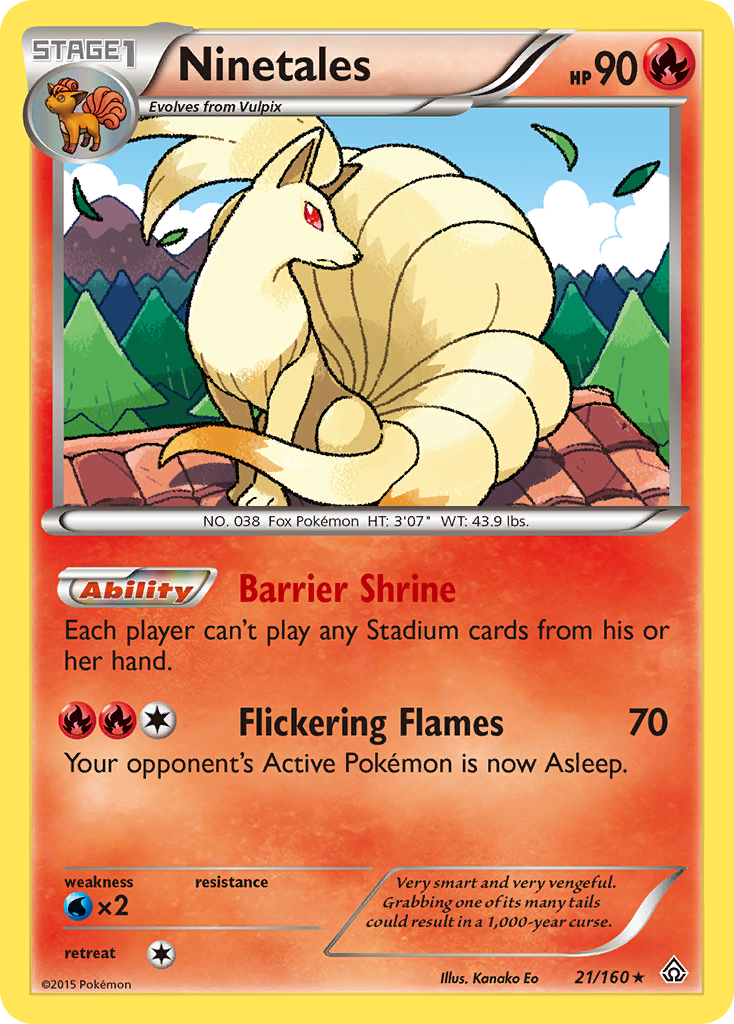 Ninetales (21/160) [XY: Primal Clash] | Game Master's Emporium (The New GME)