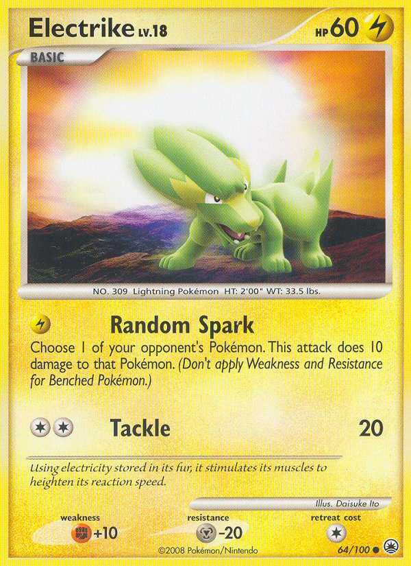 Electrike (64/100) [Diamond & Pearl: Majestic Dawn] | Game Master's Emporium (The New GME)