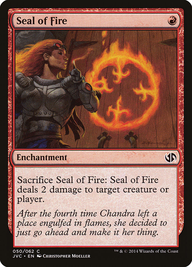 Seal of Fire [Duel Decks Anthology] | Game Master's Emporium (The New GME)