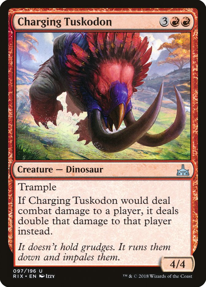 Charging Tuskodon [Rivals of Ixalan] | Game Master's Emporium (The New GME)