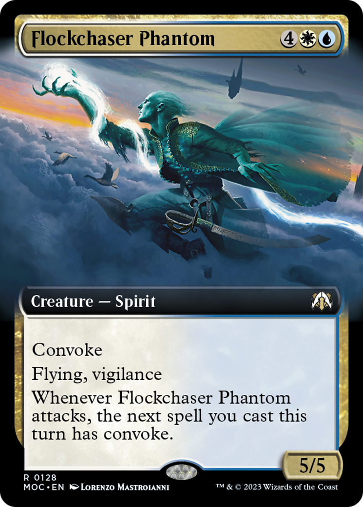 Flockchaser Phantom (Extended Art) [March of the Machine Commander] | Game Master's Emporium (The New GME)