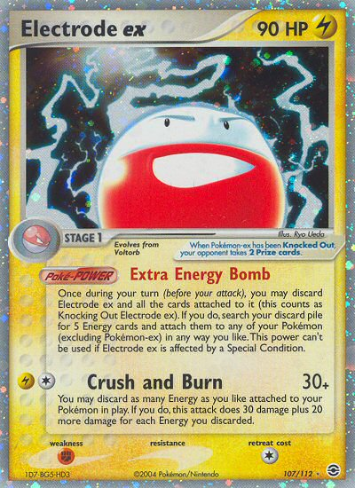 Electrode ex (107/112) [EX: FireRed & LeafGreen] | Game Master's Emporium (The New GME)