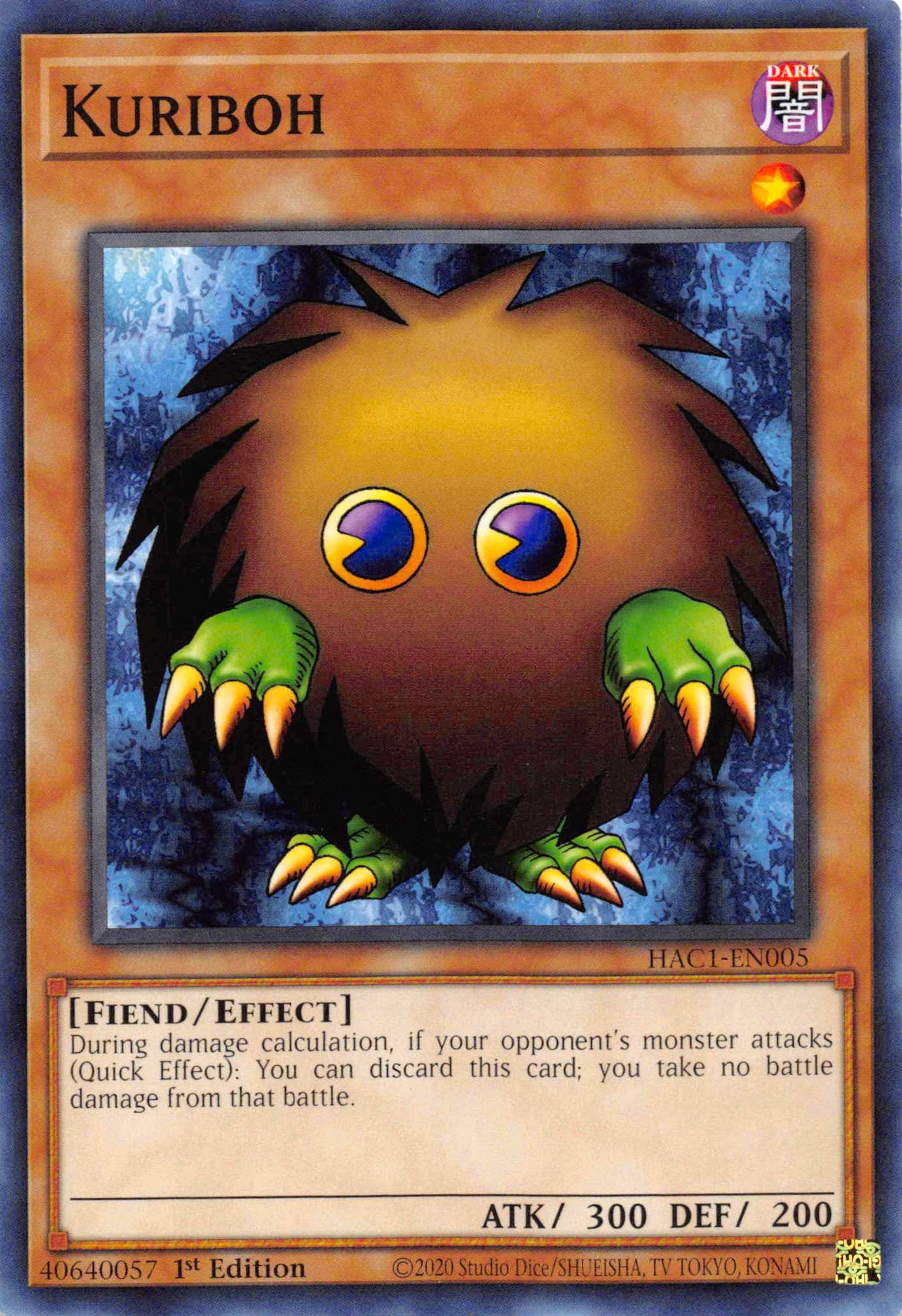 Kuriboh [HAC1-EN005] Common | Game Master's Emporium (The New GME)