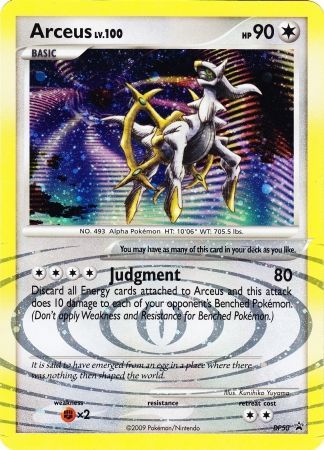 Arceus (DP50) (Jumbo Card) [Diamond & Pearl: Black Star Promos] | Game Master's Emporium (The New GME)