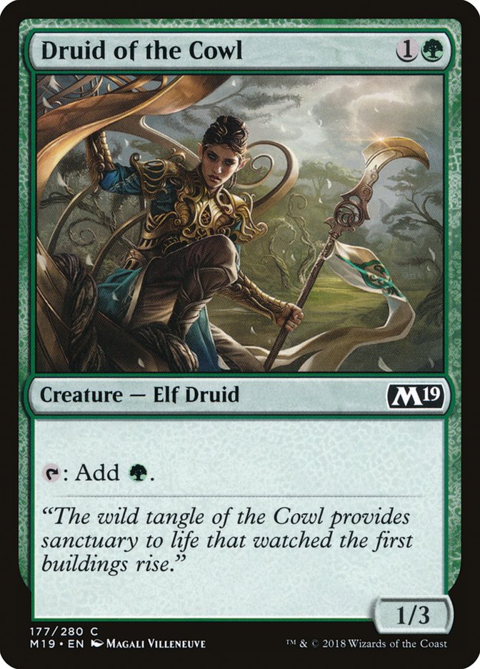 Druid of the Cowl [Core Set 2019] | Game Master's Emporium (The New GME)