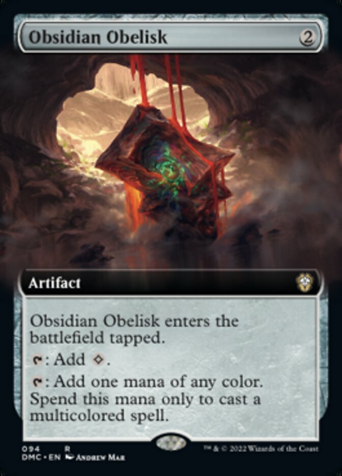 Obsidian Obelisk (Extended Art) [Dominaria United Commander] | Game Master's Emporium (The New GME)