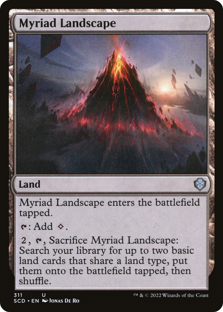 Myriad Landscape [Starter Commander Decks] | Game Master's Emporium (The New GME)