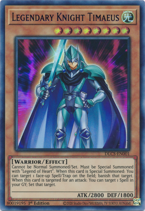 Legendary Knight Timaeus (Blue) [DLCS-EN001] Ultra Rare | Game Master's Emporium (The New GME)