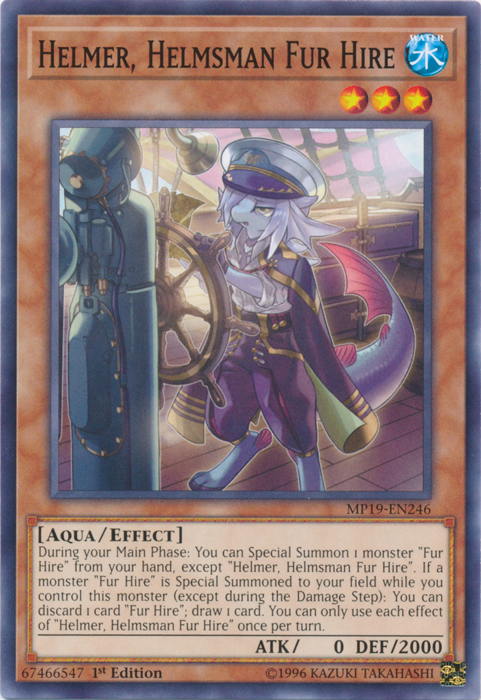 Helmer, Helmsman Fur Hire [MP19-EN246] Common | Game Master's Emporium (The New GME)