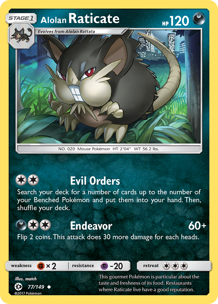 Alolan Raticate (77/149) [Sun & Moon: Base Set] | Game Master's Emporium (The New GME)