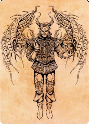 Raphael, Fiendish Savior Art Card (75) [Commander Legends: Battle for Baldur's Gate Art Series] | Game Master's Emporium (The New GME)