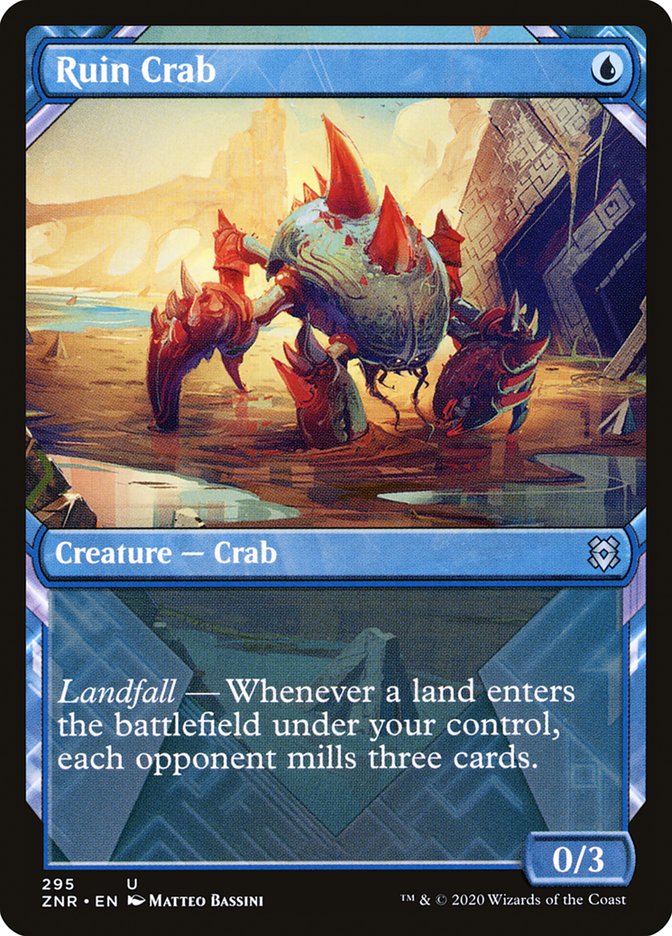Ruin Crab (Showcase) [Zendikar Rising] | Game Master's Emporium (The New GME)