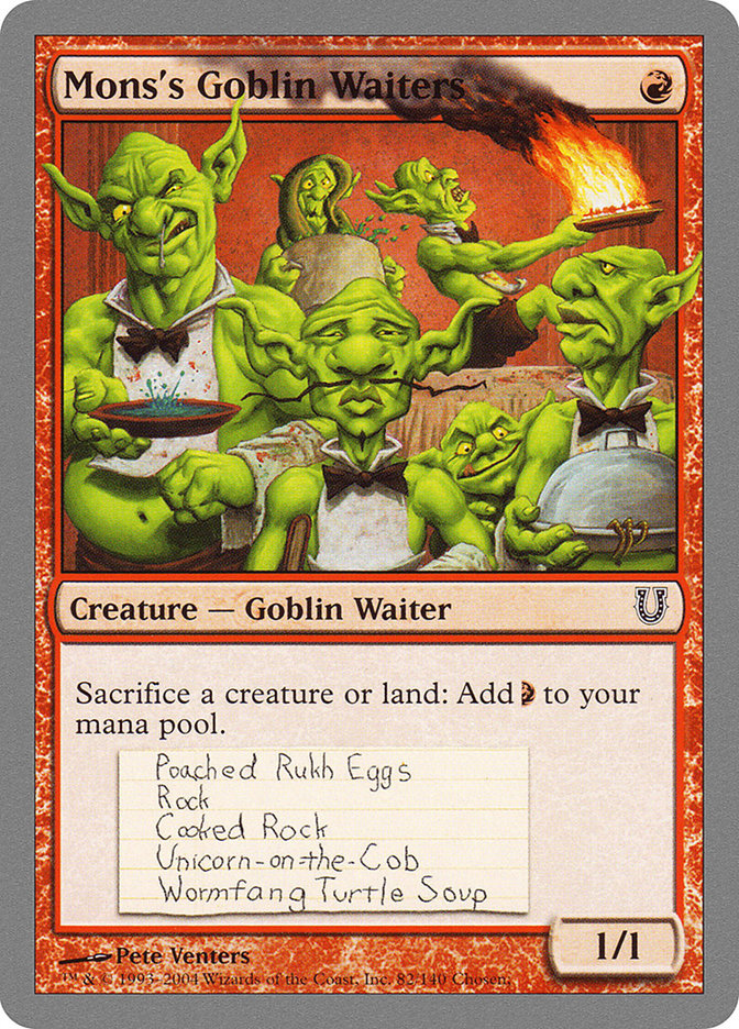 Mons's Goblin Waiters [Unhinged] | Game Master's Emporium (The New GME)