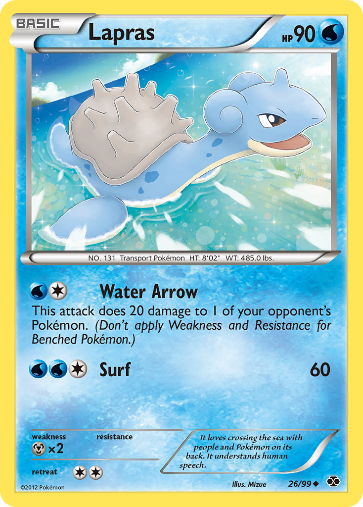 Lapras (26/99) [Black & White: Next Destinies] | Game Master's Emporium (The New GME)