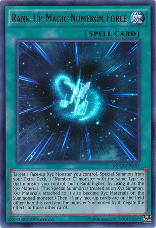 Rank-Up-Magic Numeron Force [MP14-EN101] Ultra Rare | Game Master's Emporium (The New GME)