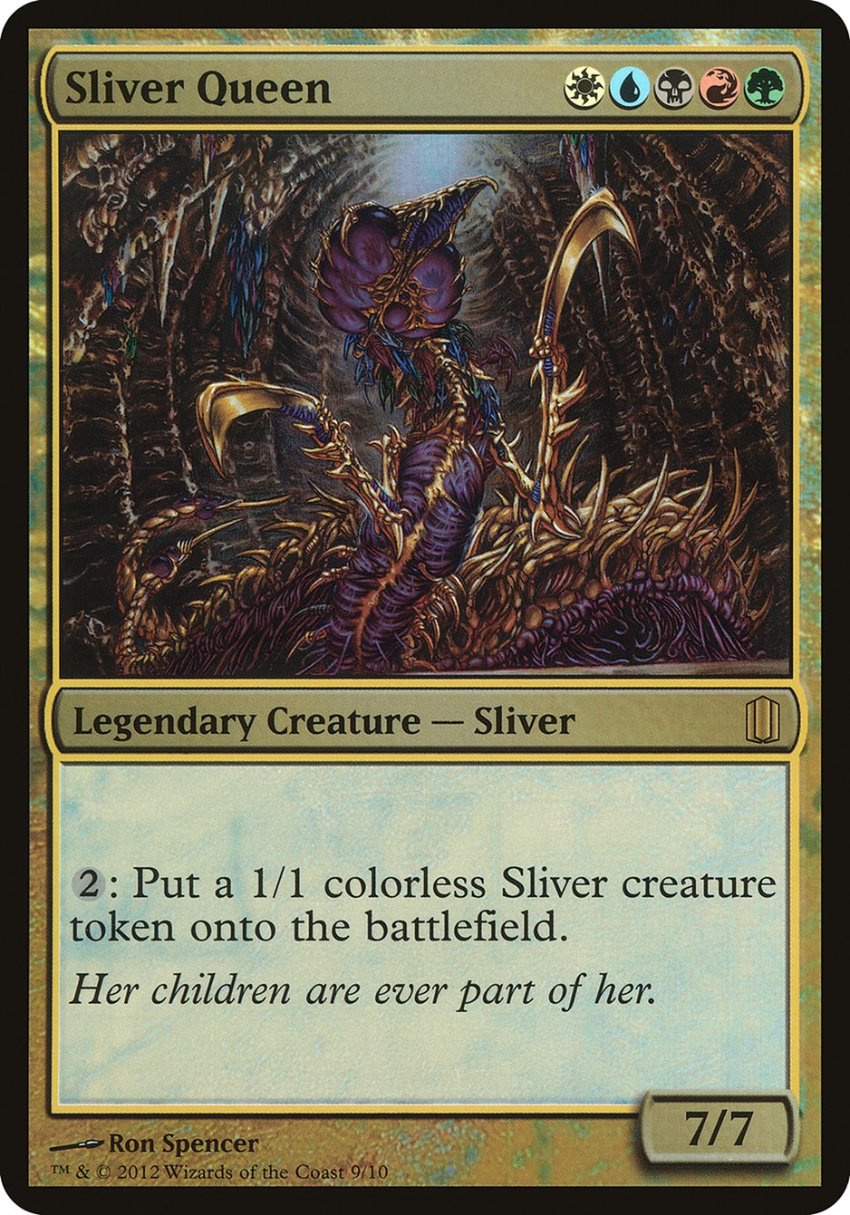 Sliver Queen (Oversized) [Commander's Arsenal Oversized] | Game Master's Emporium (The New GME)