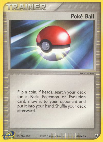 Poke Ball (86/109) [EX: Ruby & Sapphire] | Game Master's Emporium (The New GME)