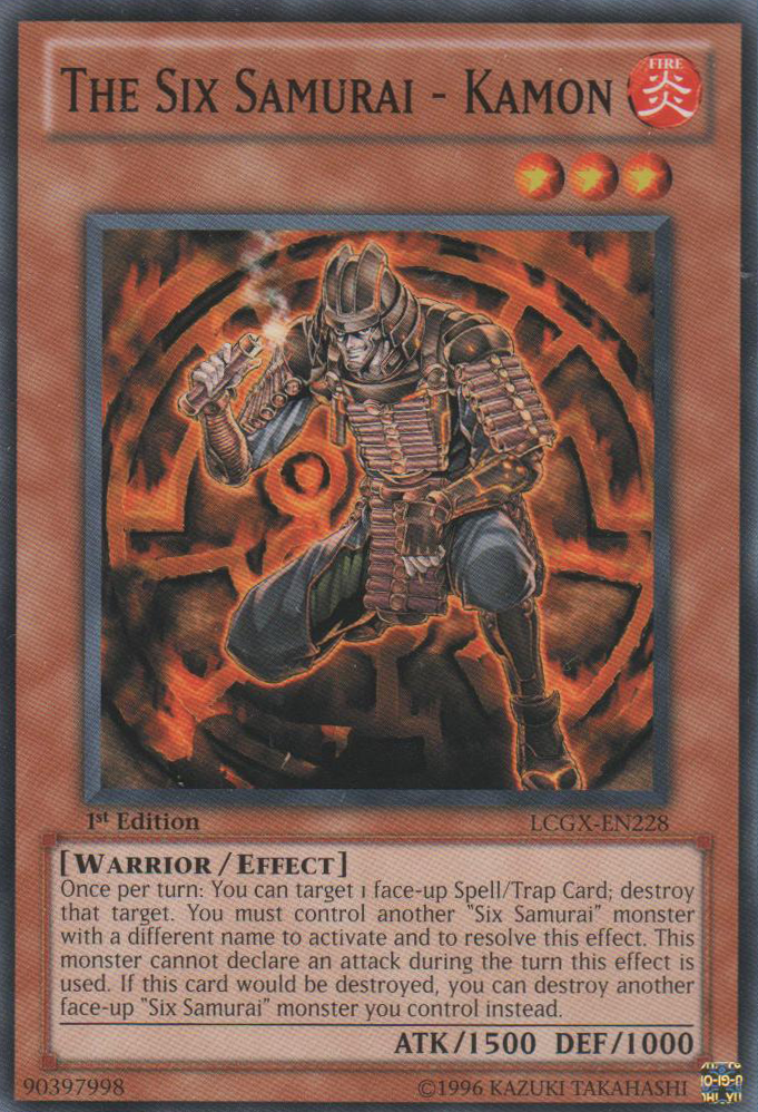 The Six Samurai - Kamon [LCGX-EN228] Common | Game Master's Emporium (The New GME)