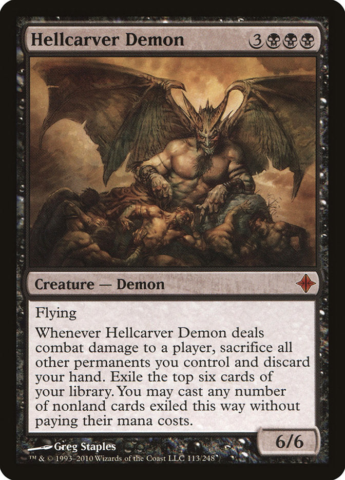 Hellcarver Demon [Rise of the Eldrazi] | Game Master's Emporium (The New GME)