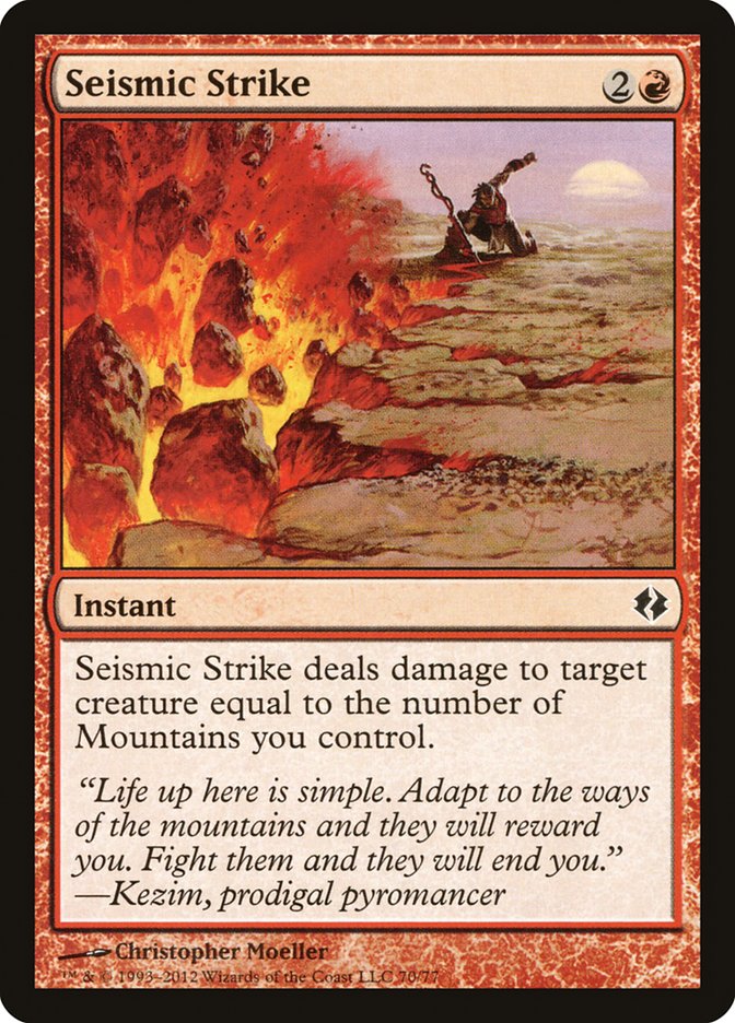 Seismic Strike [Duel Decks: Venser vs. Koth] | Game Master's Emporium (The New GME)