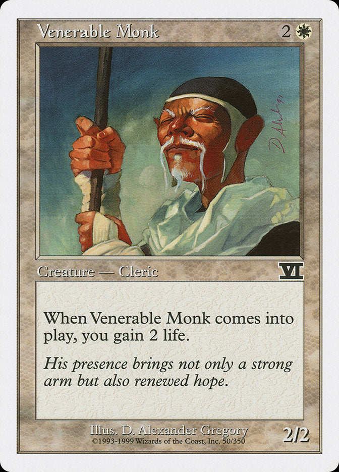 Venerable Monk [Classic Sixth Edition] | Game Master's Emporium (The New GME)