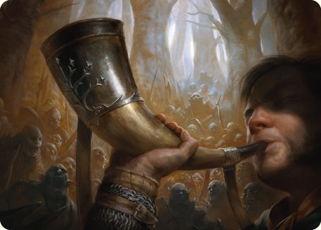 Horn of Gondor Art Card [The Lord of the Rings: Tales of Middle-earth Art Series] | Game Master's Emporium (The New GME)