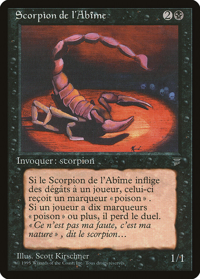 Pit Scorpion (French) - "Scorpion de l'Abime" [Renaissance] | Game Master's Emporium (The New GME)