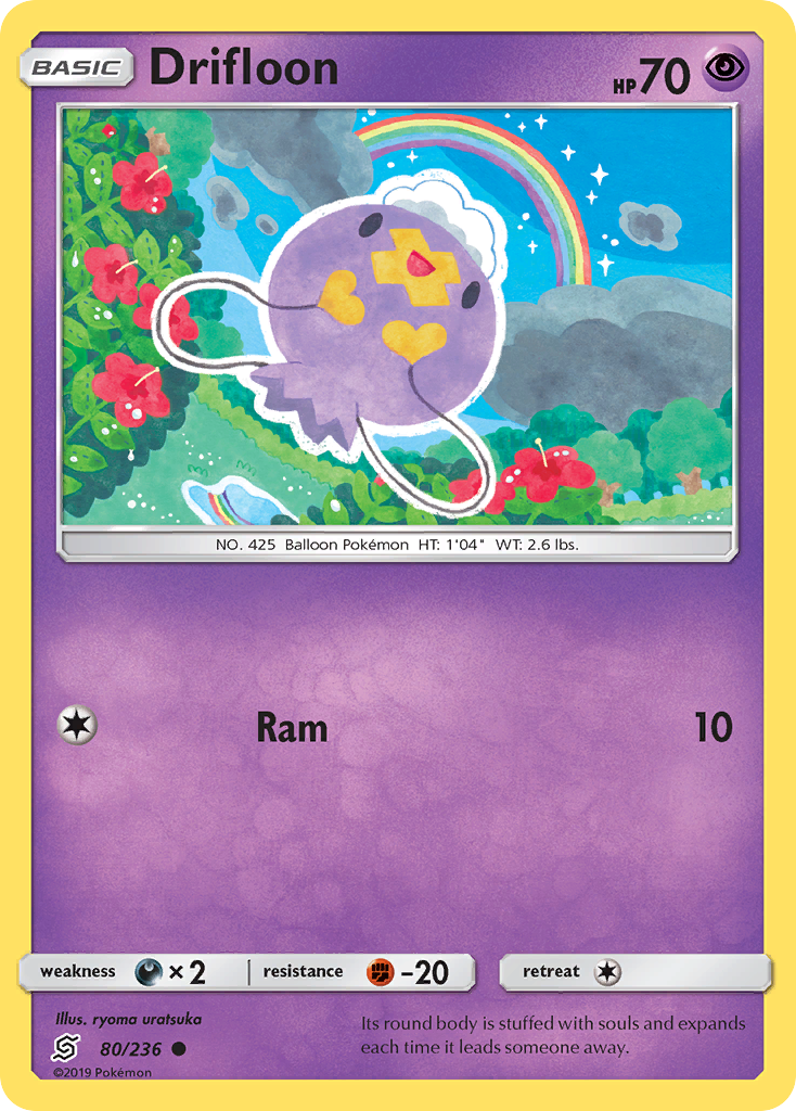 Drifloon (80/236) [Sun & Moon: Unified Minds] | Game Master's Emporium (The New GME)