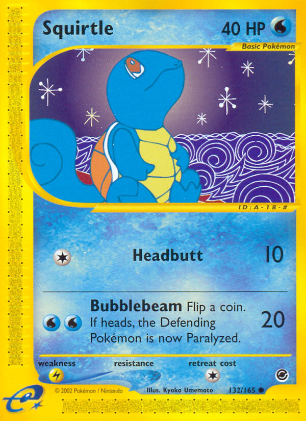 Squirtle (132/165) [Expedition: Base Set] | Game Master's Emporium (The New GME)