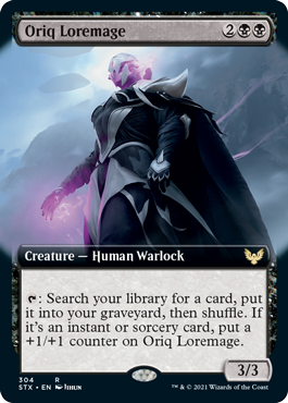 Oriq Loremage (Extended Art) [Strixhaven: School of Mages] | Game Master's Emporium (The New GME)