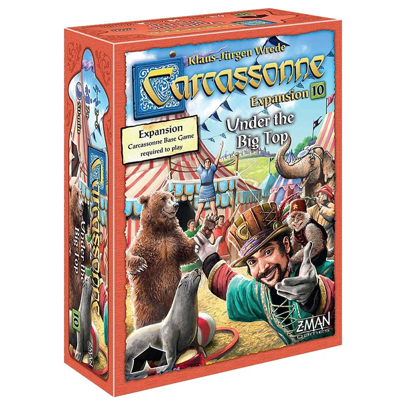 Carcassonne  Under the Big Top (Expansion #10) | Game Master's Emporium (The New GME)