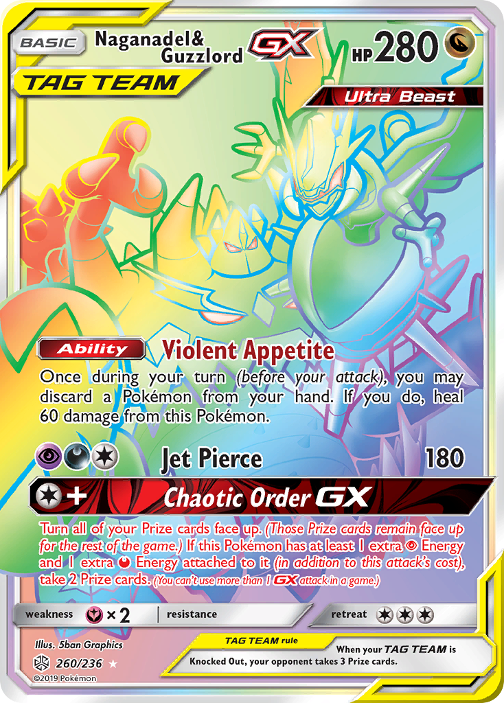 Naganadel & Guzzlord GX (260/236) [Sun & Moon: Cosmic Eclipse] | Game Master's Emporium (The New GME)