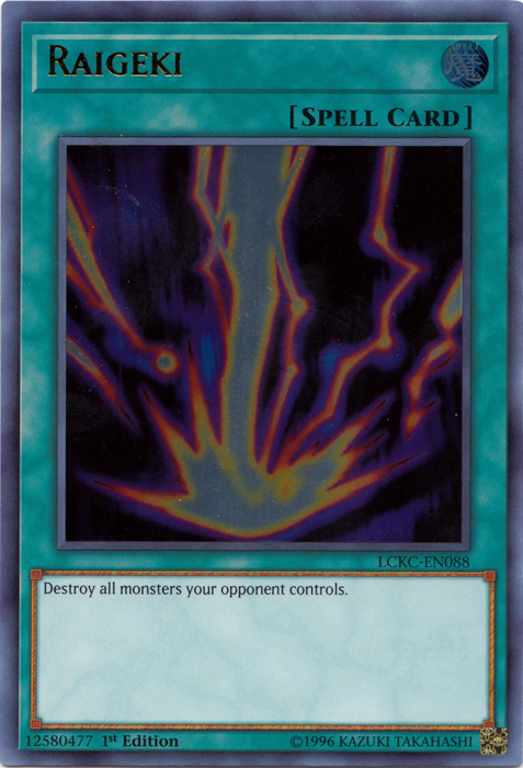 Raigeki [LCKC-EN088] Ultra Rare | Game Master's Emporium (The New GME)