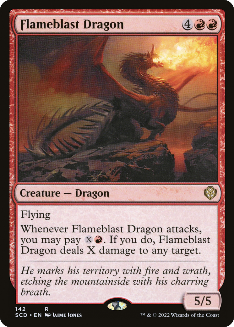 Flameblast Dragon [Starter Commander Decks] | Game Master's Emporium (The New GME)