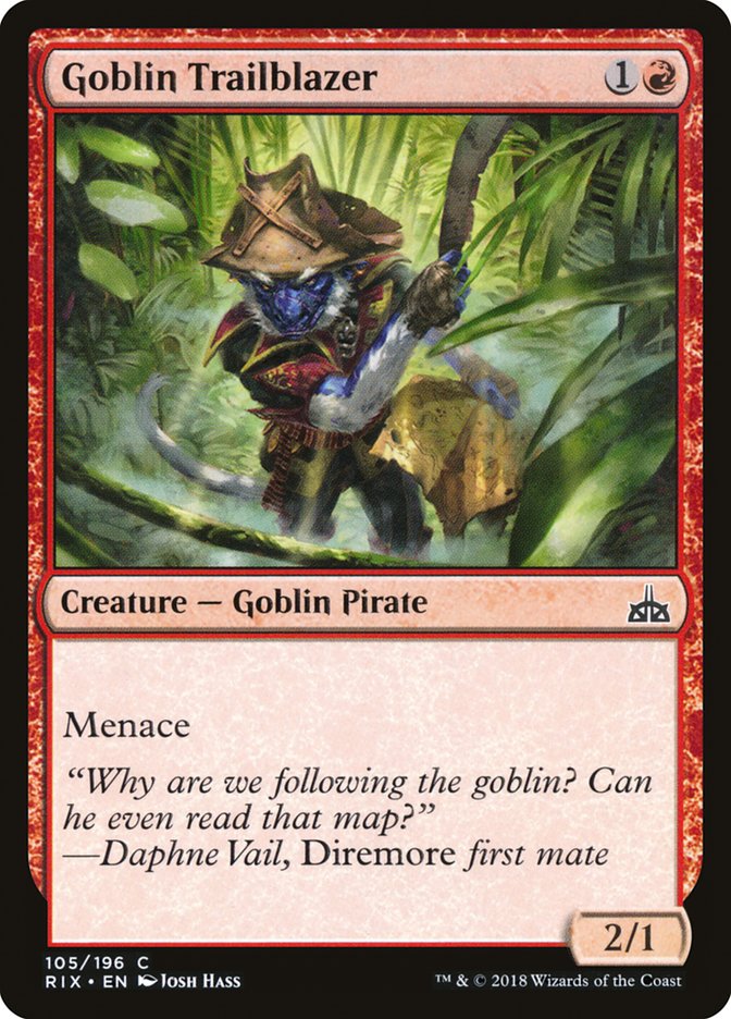 Goblin Trailblazer [Rivals of Ixalan] | Game Master's Emporium (The New GME)