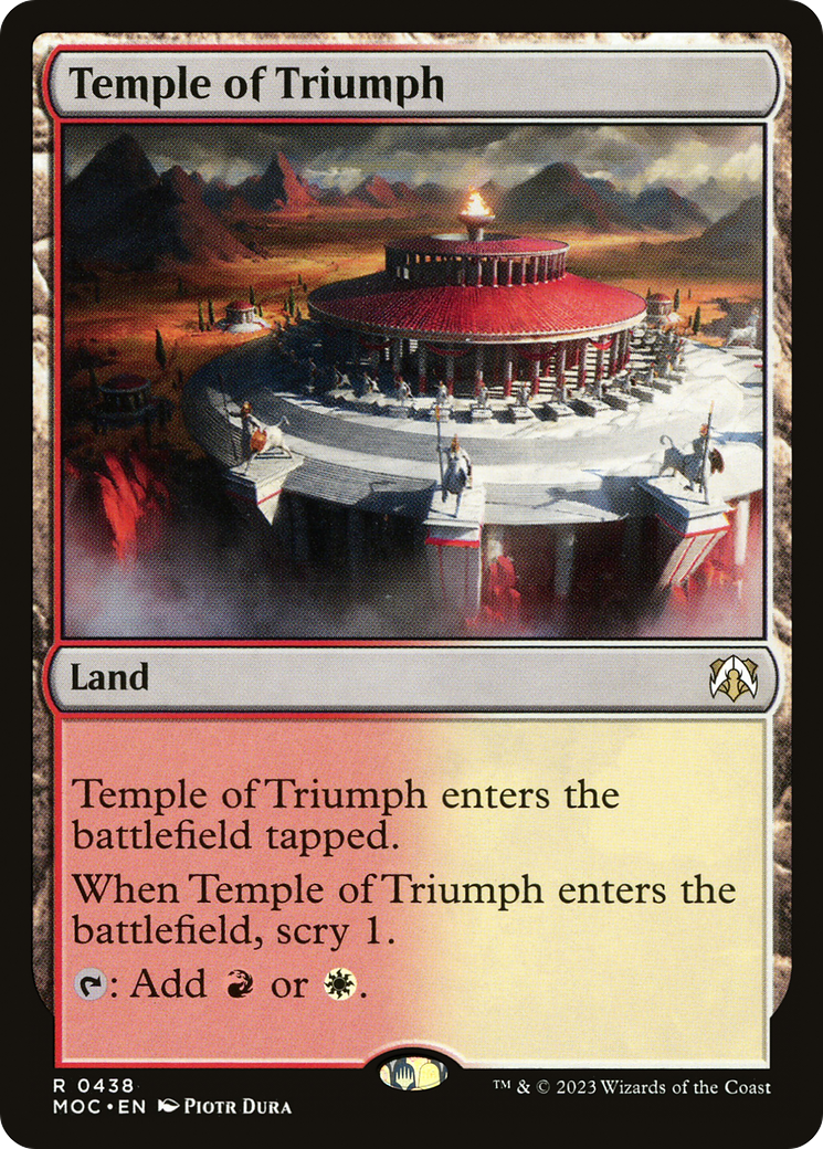 Temple of Triumph [March of the Machine Commander] | Game Master's Emporium (The New GME)