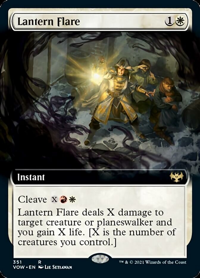 Lantern Flare (Extended Art) [Innistrad: Crimson Vow] | Game Master's Emporium (The New GME)