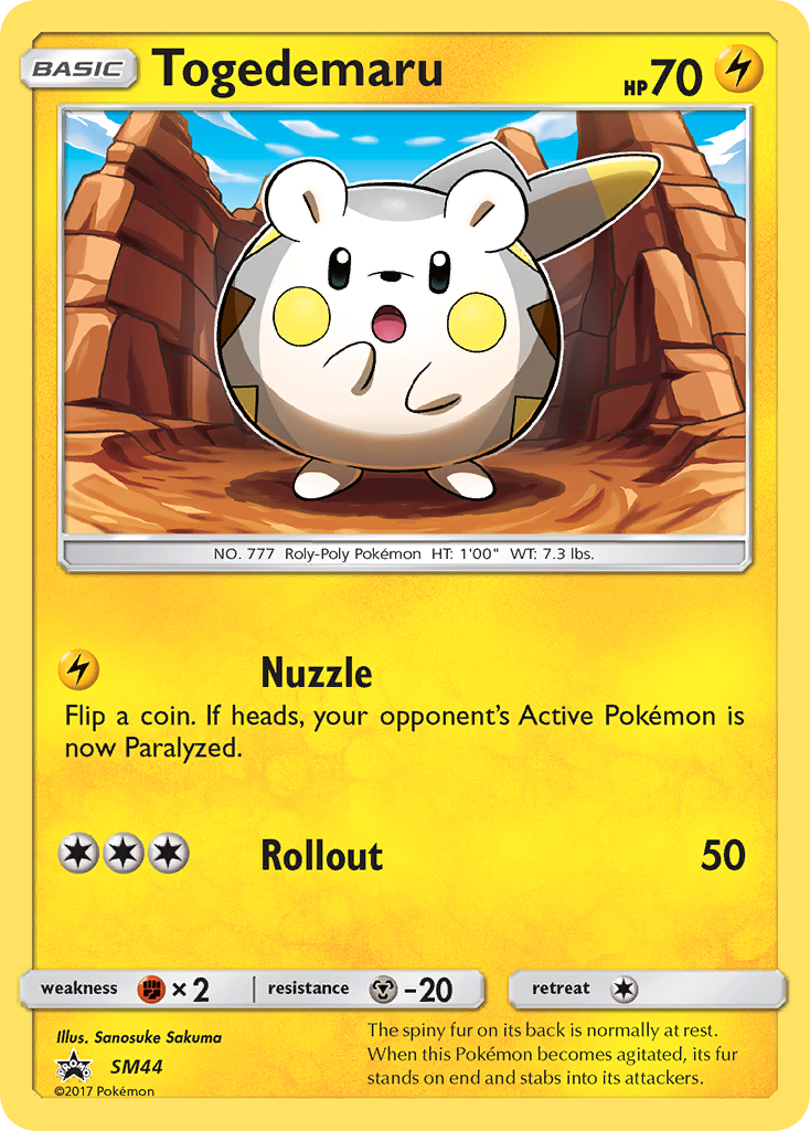 Togedemaru (SM44) [Sun & Moon: Black Star Promos] | Game Master's Emporium (The New GME)
