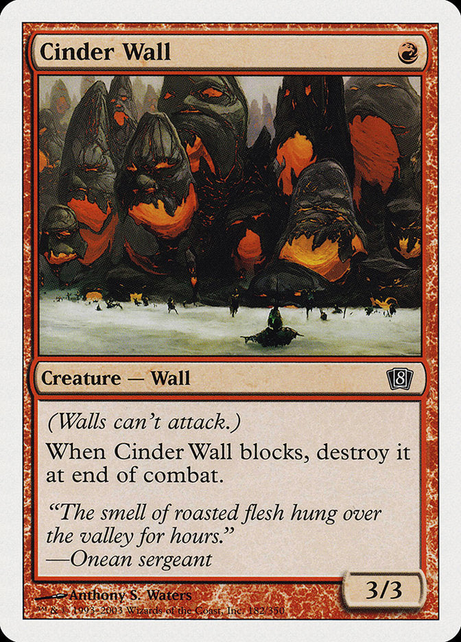 Cinder Wall [Eighth Edition] | Game Master's Emporium (The New GME)