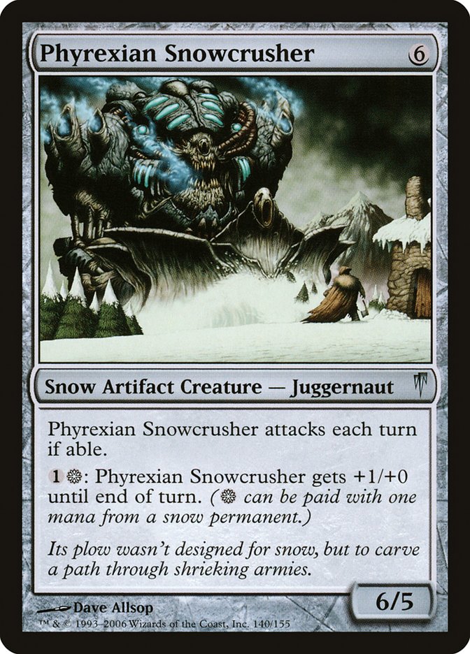Phyrexian Snowcrusher [Coldsnap] | Game Master's Emporium (The New GME)