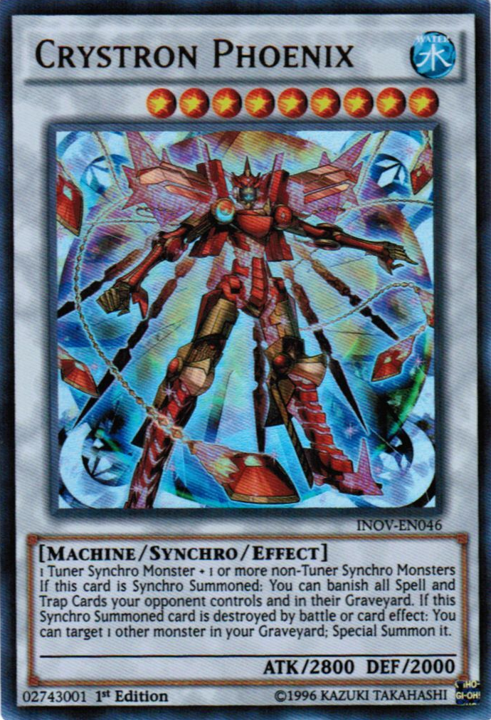 Crystron Phoenix [INOV-EN046] Ultra Rare | Game Master's Emporium (The New GME)