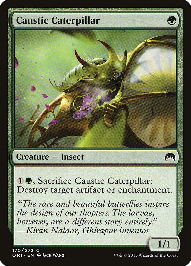 Caustic Caterpillar [Magic Origins] | Game Master's Emporium (The New GME)