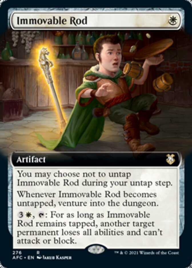 Immovable Rod (Extended Art) [Dungeons & Dragons: Adventures in the Forgotten Realms Commander] | Game Master's Emporium (The New GME)