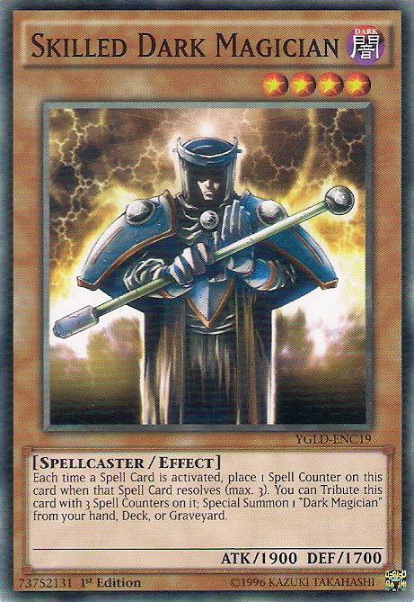 Skilled Dark Magician [YGLD-ENC19] Common | Game Master's Emporium (The New GME)