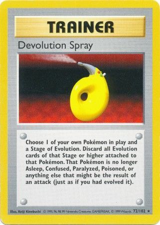 Devolution Spray (72/102) [Base Set Shadowless Unlimited] | Game Master's Emporium (The New GME)