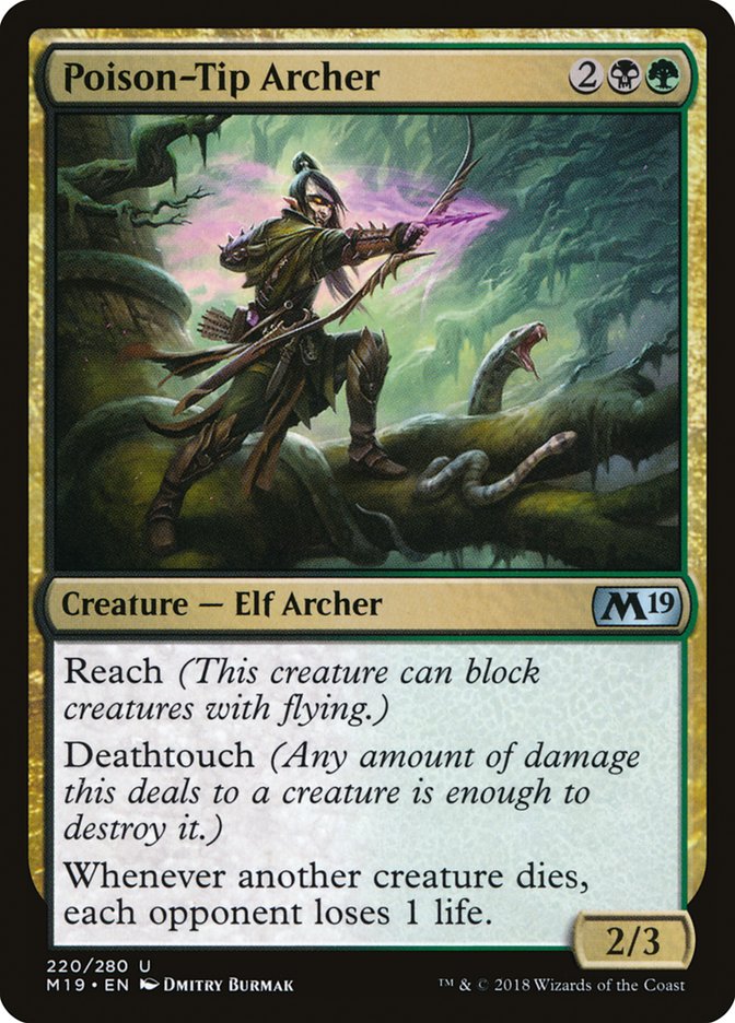 Poison-Tip Archer [Core Set 2019] | Game Master's Emporium (The New GME)