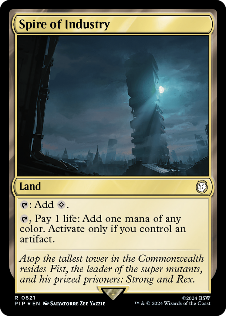 Spire of Industry (Surge Foil) [Fallout] | Game Master's Emporium (The New GME)
