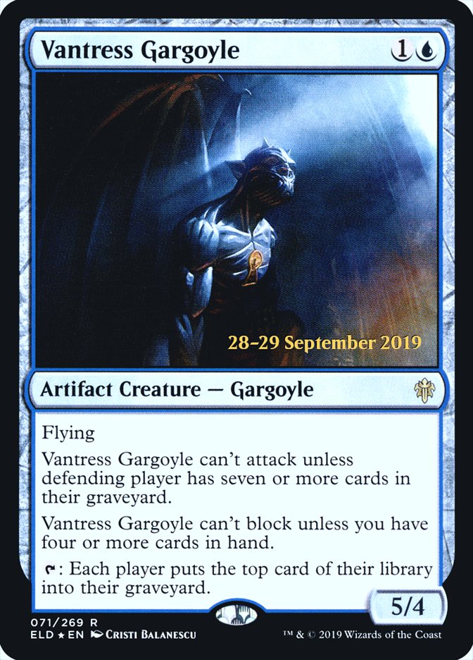 Vantress Gargoyle [Throne of Eldraine Prerelease Promos] | Game Master's Emporium (The New GME)
