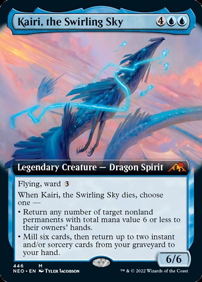 Kairi, the Swirling Sky (Extended Art) [Kamigawa: Neon Dynasty] | Game Master's Emporium (The New GME)